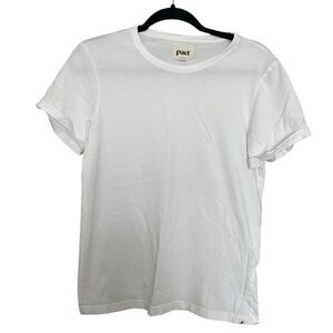 Pact Men's Classic White Short Sleeve Tee